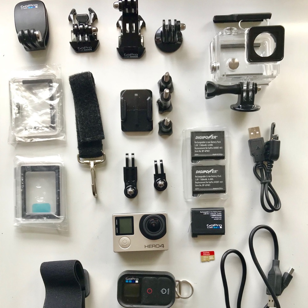 SOLD DO NOT BUY GoPro Hero 4 Bundle